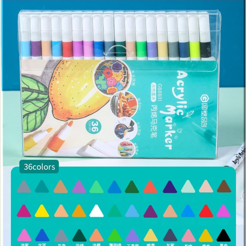 Akrilo markeris vandens pagrindu DIY piešiniams ir graffiti – Next Door Pinchuang