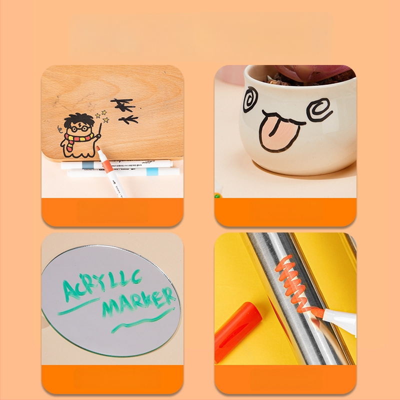 Akrilo markeris vandens pagrindu DIY piešiniams ir graffiti – Next Door Pinchuang