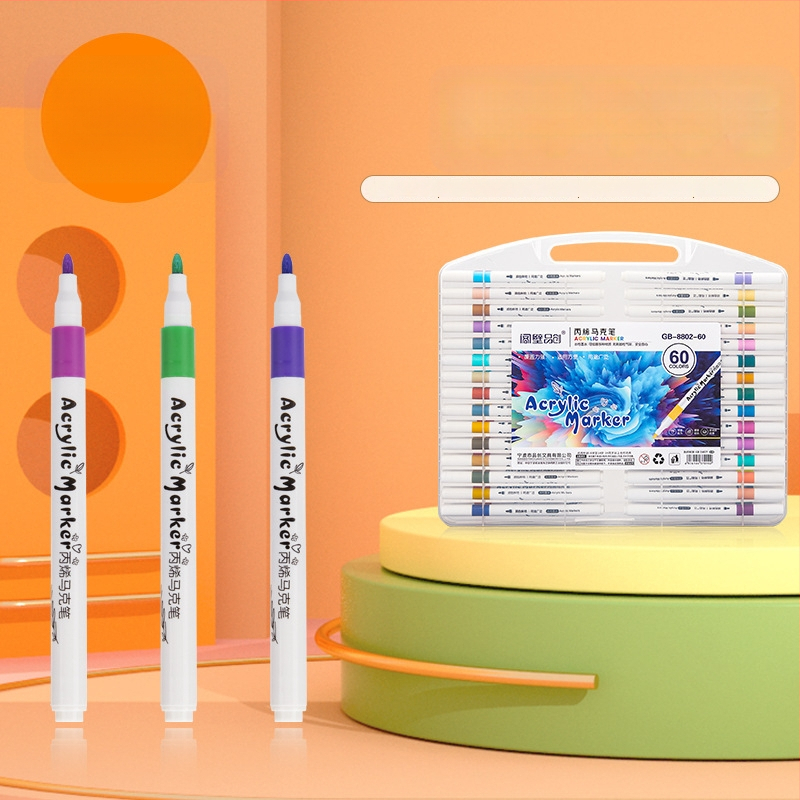 Akrilo markeris vandens pagrindu DIY piešiniams ir graffiti – Next Door Pinchuang