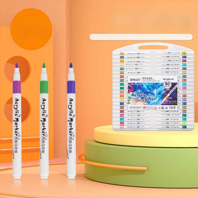 Akrilo markeris vandens pagrindu DIY piešiniams ir graffiti – Next Door Pinchuang