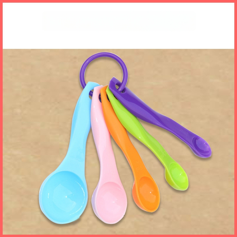 Big Eyes nerūdijančio plieno matavimo šaukštų rinkinys, 5 dalių kepimui