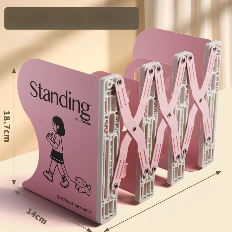 Maihe MHDS5054 Metallist tõmbuv raamatute alus lauale – laua hoiustamise ja raamatukorralduse lahendus