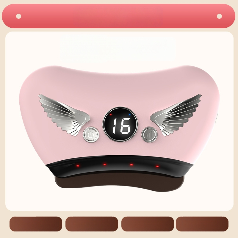 Elektriska gua sha sejas skrāpēšanas ierīce ar akmens plāksni, uzlādes tips, pogas vadība, bezpakāpju ātrums, temperatūra 30–50°C