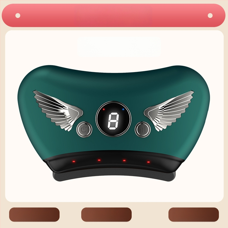 Elektriska gua sha sejas skrāpēšanas ierīce ar akmens plāksni, uzlādes tips, pogas vadība, bezpakāpju ātrums, temperatūra 30–50°C