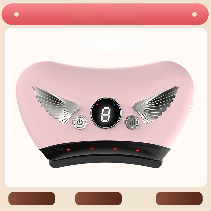 Elektriska gua sha sejas skrāpēšanas ierīce ar akmens plāksni, uzlādes tips, pogas vadība, bezpakāpju ātrums, temperatūra 30–50°C