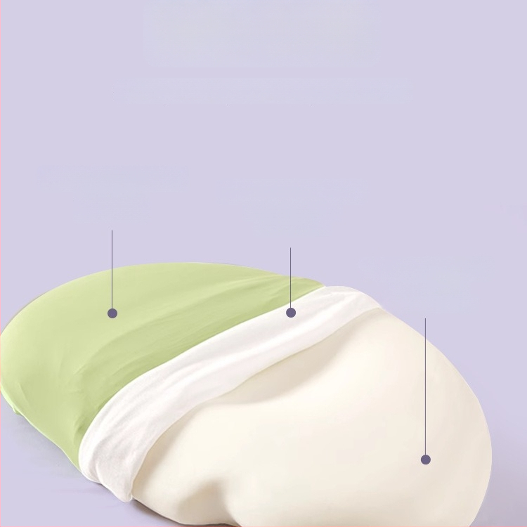 Atminties putų pagalvė su Lyocell pluoštu, saldainio formos, svoris 1.0–1.5 kg, personalizavimas galimas