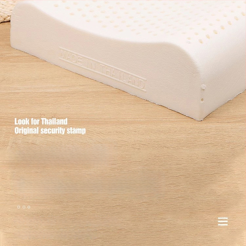 Royal Knight lateksinė pagalvė – natūralus lateksas, stačiakampio formos, latekso turinys 90% ar daugiau, užvalkalas megzta medžiaga