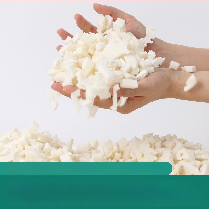 Išoriniam formos pagalvė su granulėmis iš latekso miltelių užpildo, natūralus lateksas, latekso kiekis 80–90%, svoris iki 0,5 kg, pritaikoma