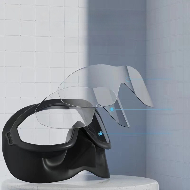 More Waves plaukimo akiniai su polikarbonato lęšiais suaugusiems, tinkami privatinei etiketei