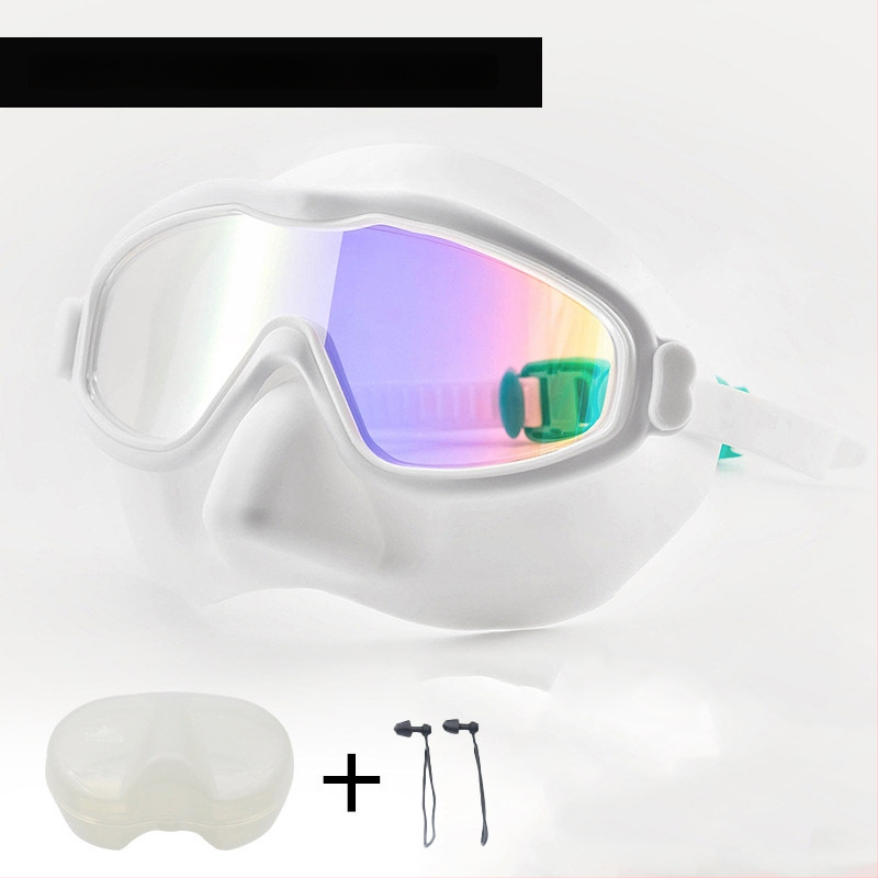 More Waves plaukimo akiniai su polikarbonato lęšiais suaugusiems, tinkami privatinei etiketei