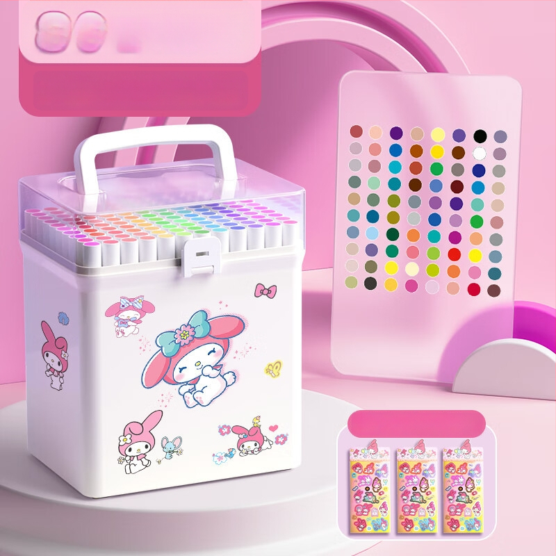 Chalk Time akriliniai markeriai – nepermatomi, sulankstomi, rinkinys pradinėms klasėms