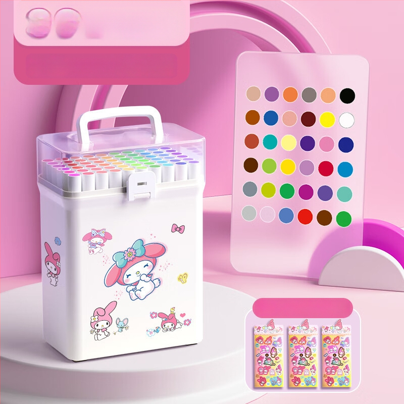 Chalk Time akriliniai markeriai – nepermatomi, sulankstomi, rinkinys pradinėms klasėms