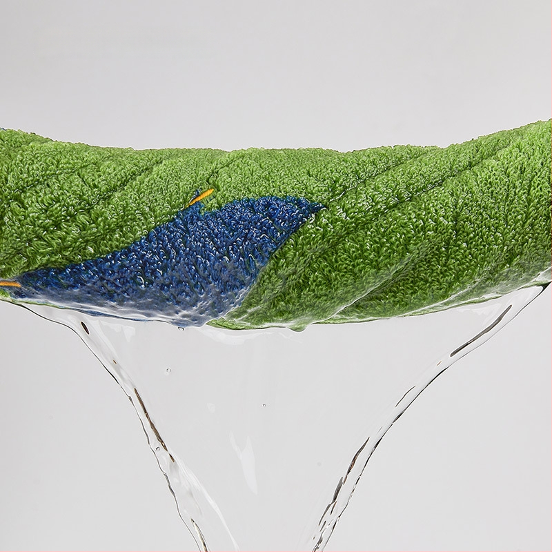 Sanli vaikiškas karikatūrų kvadratinis veido rankšluostis, medvilnė, 32s gija, jacquard audinys, vandens įsisavinimas 5–10 s