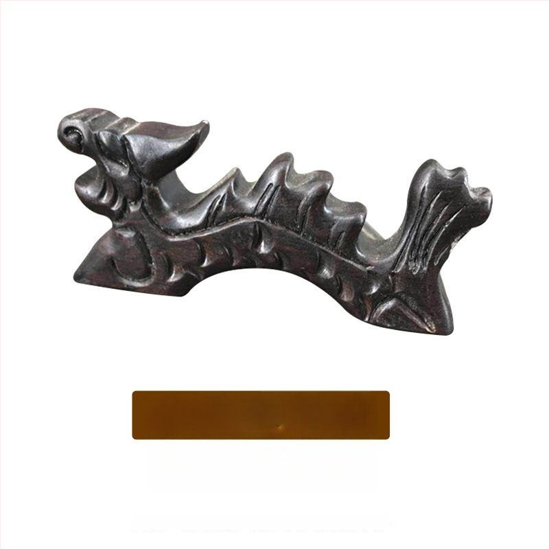 Rašiklio laikiklis kalnų stiliuje – penkių pirštų dizainas, mediena: mahagoni ir katalpa, Weizhuang, modelis Mahogany Pen Mountain