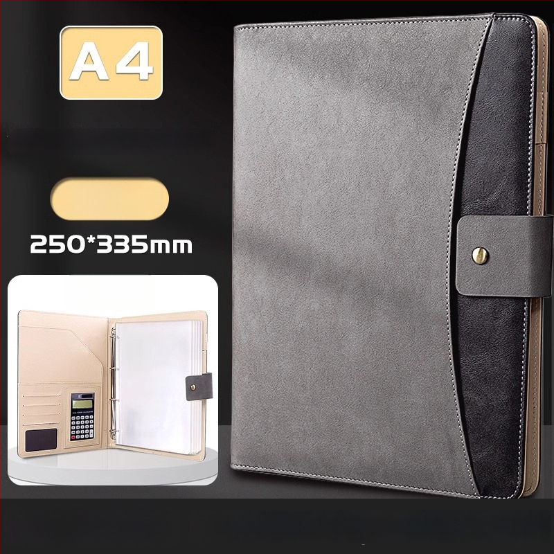 Odinė A4 byla su galingu laikikliu ir plokštės spaudimo mechanizmu, galima spausdinti logotipą