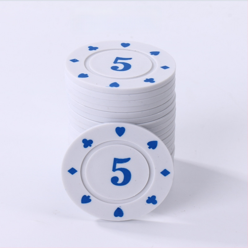 Žetonų rinkinys Mahjongui ir kortų žaidimams, Texas Hold'em – 38 mm, PP medžiaga, dvipusiai storinti žetonai, atsparūs dilimui, pilnas rinkinys