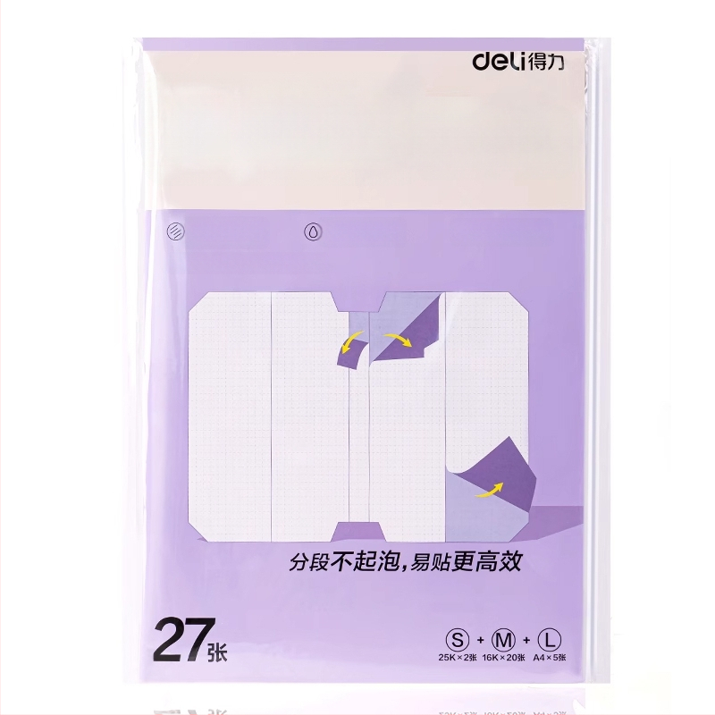 Deli knygos viršelis – segmentuotas, lipnus, skaidrus matinis paviršius, atsparus vandeniui, CPP medžiaga