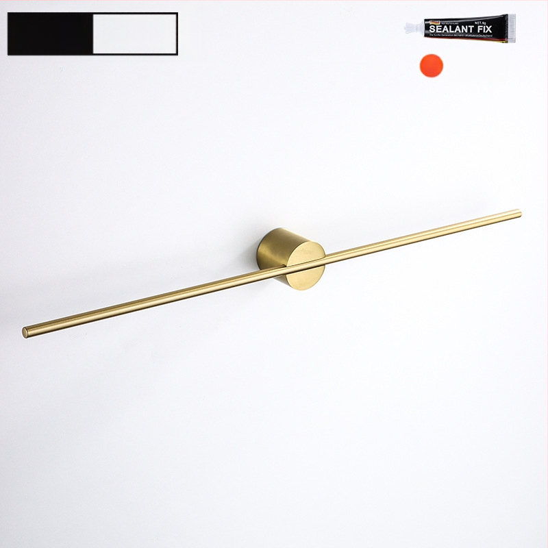 Rankšluosčių laikiklis iš aliuminio lydinio, paviršiaus apdaila: dažytas/ oksiduotas, vieno stiebo, apkrova 10 kg, stilius Light Luxury, Skandinavinis minimalistinis