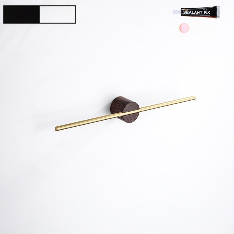 Rankšluosčių laikiklis iš aliuminio lydinio, paviršiaus apdaila: dažytas/ oksiduotas, vieno stiebo, apkrova 10 kg, stilius Light Luxury, Skandinavinis minimalistinis