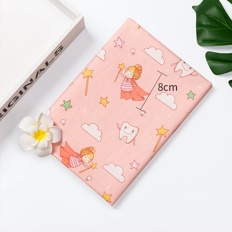 Vaikų spausdinta medvilninė twill audinys patalynės užvalkalams — 100% medvilnė, plotis 160 cm, 110 g/m², siūlų tankis 40×40, tankis 133×72