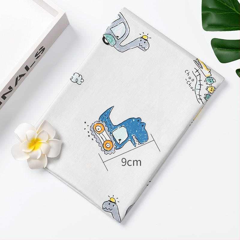 Vaikų spausdinta medvilninė twill audinys patalynės užvalkalams — 100% medvilnė, plotis 160 cm, 110 g/m², siūlų tankis 40×40, tankis 133×72