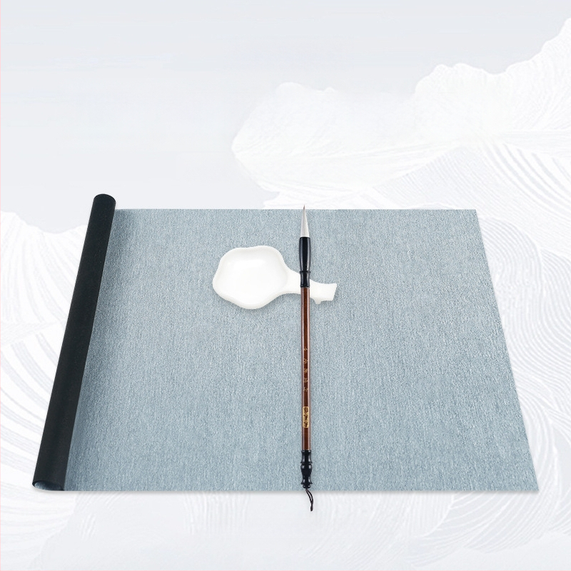 Kaligrafijos praktikos drobė vandens rašymui su ryžių tinkleliu, netkotas brokatas, stačiakampio formos