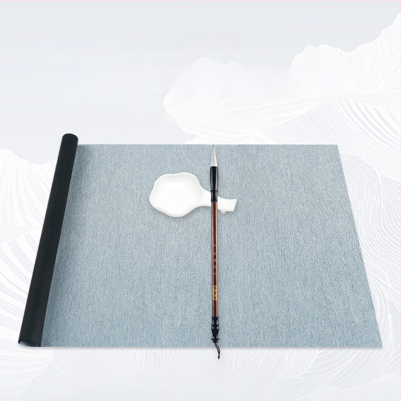 Kaligrafijos praktikos drobė vandens rašymui su ryžių tinkleliu, netkotas brokatas, stačiakampio formos