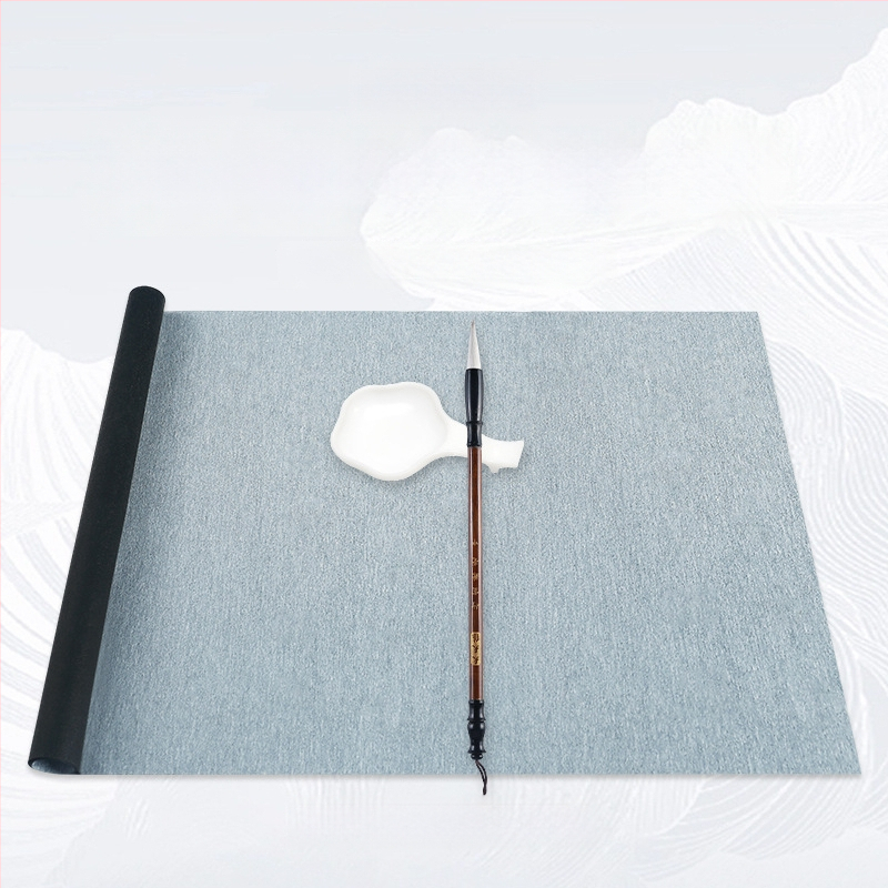 Kaligrafijos praktikos drobė vandens rašymui su ryžių tinkleliu, netkotas brokatas, stačiakampio formos