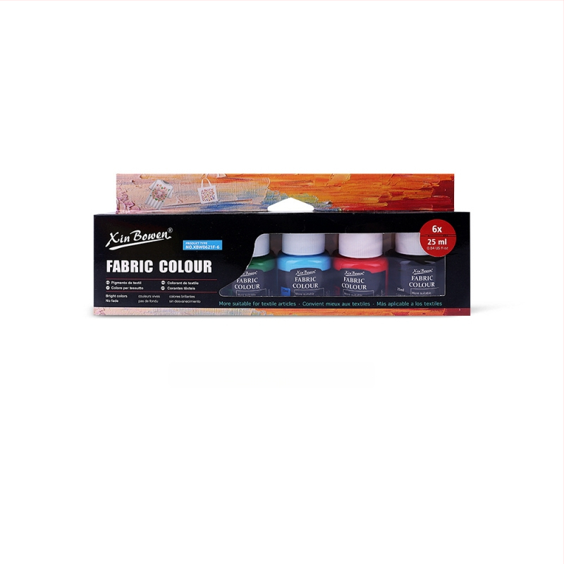 Xin Bowen tapybos pigmentų rinkinys — aliejinės, akrilinės, akvarelės ir gouache dažai; dėžutėje; talpa 25 ml; skirtas tapybai.