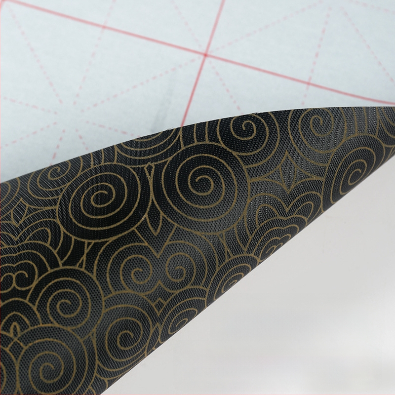 Rinkinys kaligrafijai su vandens rašymo audiniu, šepetėliu, Oxford audinys, imitacinis ryžių popierius ir ryžių tinklo lapai