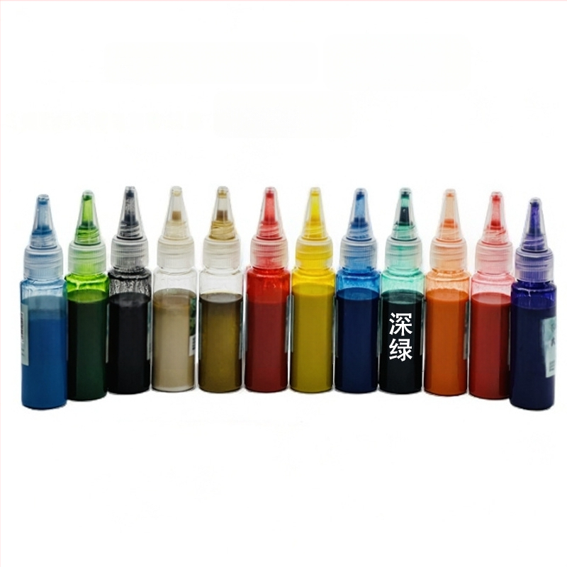 Lako pigmentų rinkinys DIY tuščiam sulankstomam fanui, 20 ml, Kinijos tapybai