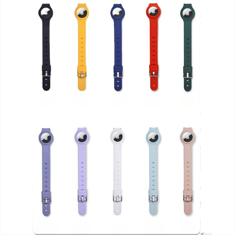 AirTag silikona aizsargkaste dzīvnieka kaklai – matēts pārklājums, izturīgs pret nodilumu, pret kritieniem, silikona materiāls, personalizācija atbalstīta