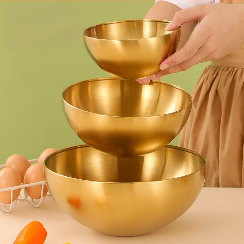 Nerūdijančio plieno salotų dubuo, šiuolaikiškas minimalistinis dizainas, kilmės vieta Čaozhou, Kinija