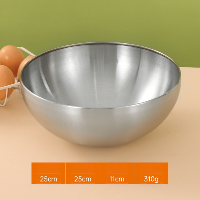 Nerūdijančio plieno salotų dubuo, šiuolaikiškas minimalistinis dizainas, kilmės vieta Čaozhou, Kinija