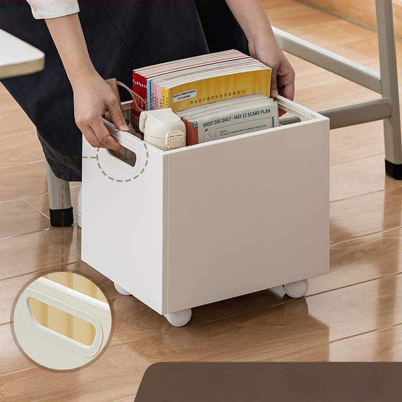 Po stalviršiu judantis plastikinis knygų lentynas su ratukais, SD-3829, 0,8 kg, 24 vnt. pakuotėje