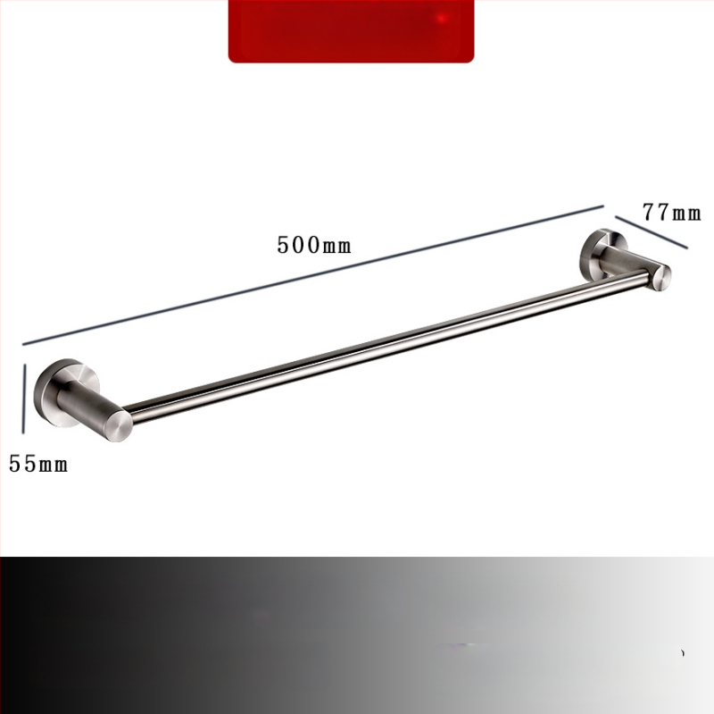 Seininis rankšluosčių laikiklis iš 304 nerūdijančio plieno, paviršius: ranka šlifuota/veidrodiškai blizgantis, apkrova 20 kg, vieno sluoksnio, šiuolaikiškas stilius