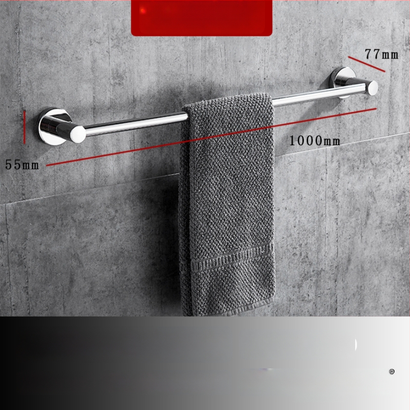 Seininis rankšluosčių laikiklis iš 304 nerūdijančio plieno, paviršius: ranka šlifuota/veidrodiškai blizgantis, apkrova 20 kg, vieno sluoksnio, šiuolaikiškas stilius