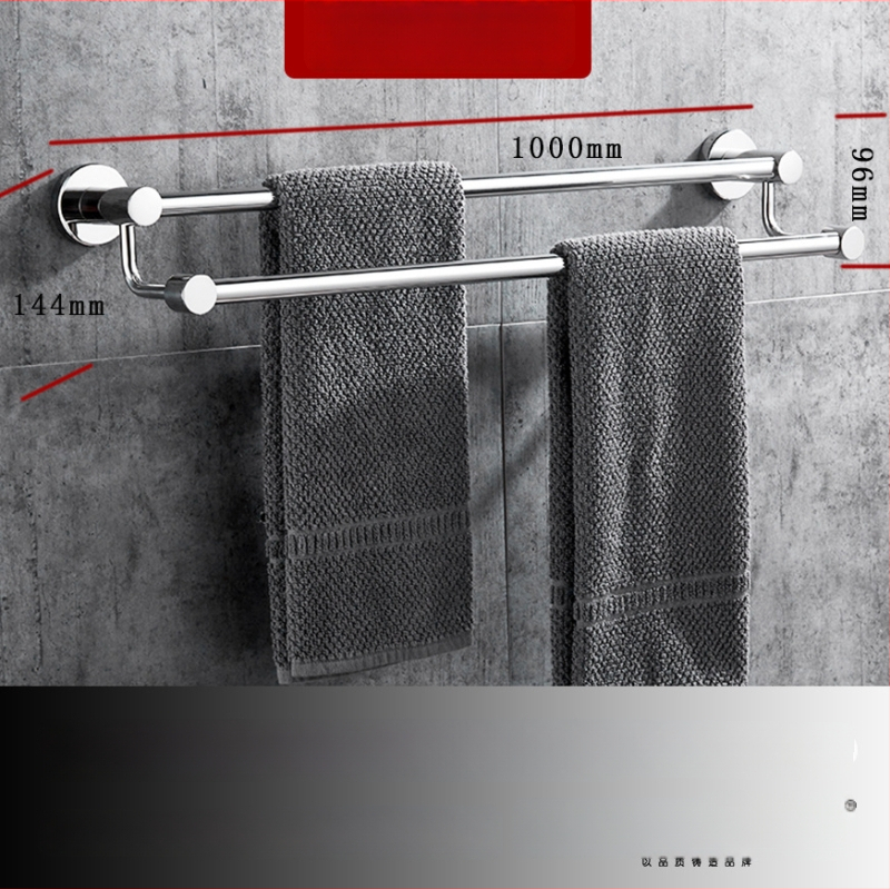 Seininis rankšluosčių laikiklis iš 304 nerūdijančio plieno, paviršius: ranka šlifuota/veidrodiškai blizgantis, apkrova 20 kg, vieno sluoksnio, šiuolaikiškas stilius