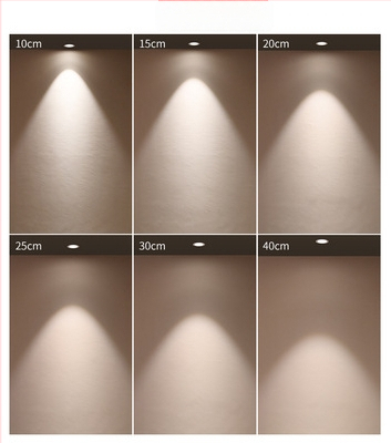 LED sieninis šviestuvas, įmontuotas, anti-glare, CRI≥90, 220V, aliuminio korpusas