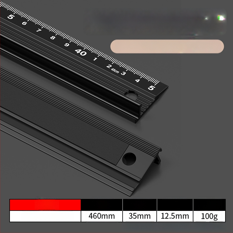 Cassiolo aliuminio lydinio liniuotė piešiniams – sutirštėtas korpusas, apsauginis kraštas, piešimo vadovas