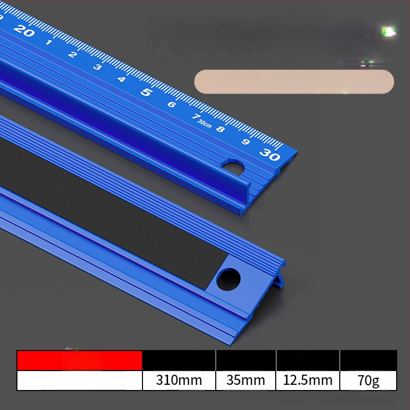 Cassiolo aliuminio lydinio liniuotė piešiniams – sutirštėtas korpusas, apsauginis kraštas, piešimo vadovas