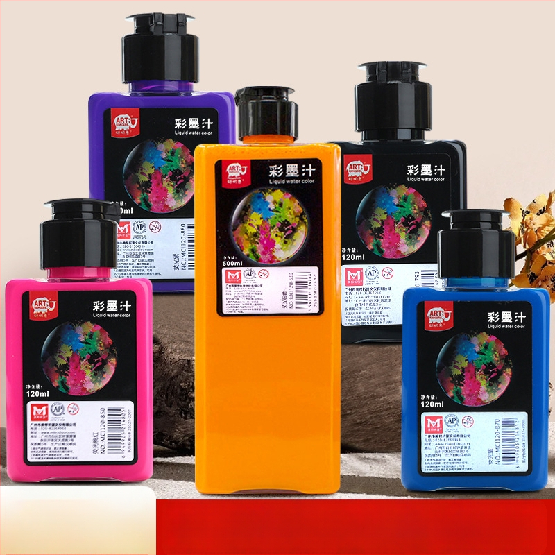 Meibang spalvota tintas Kinijos tapybai ir kaligrafijai, fluorescencinė tintė, kodas 388