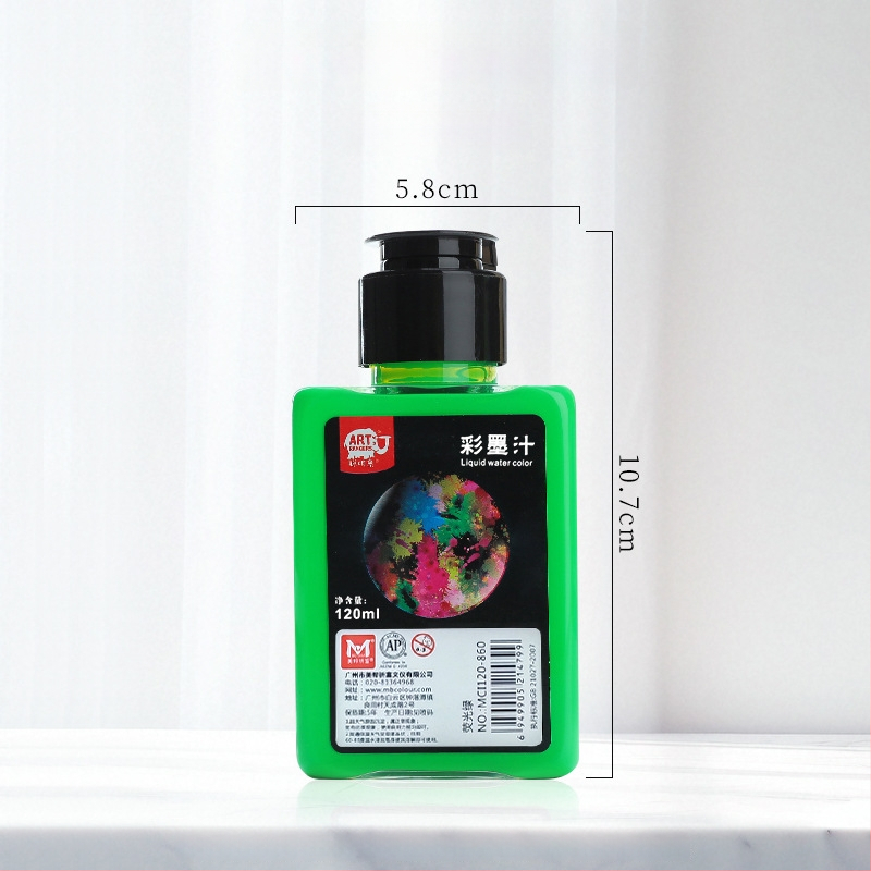 Meibang spalvota tintas Kinijos tapybai ir kaligrafijai, fluorescencinė tintė, kodas 388