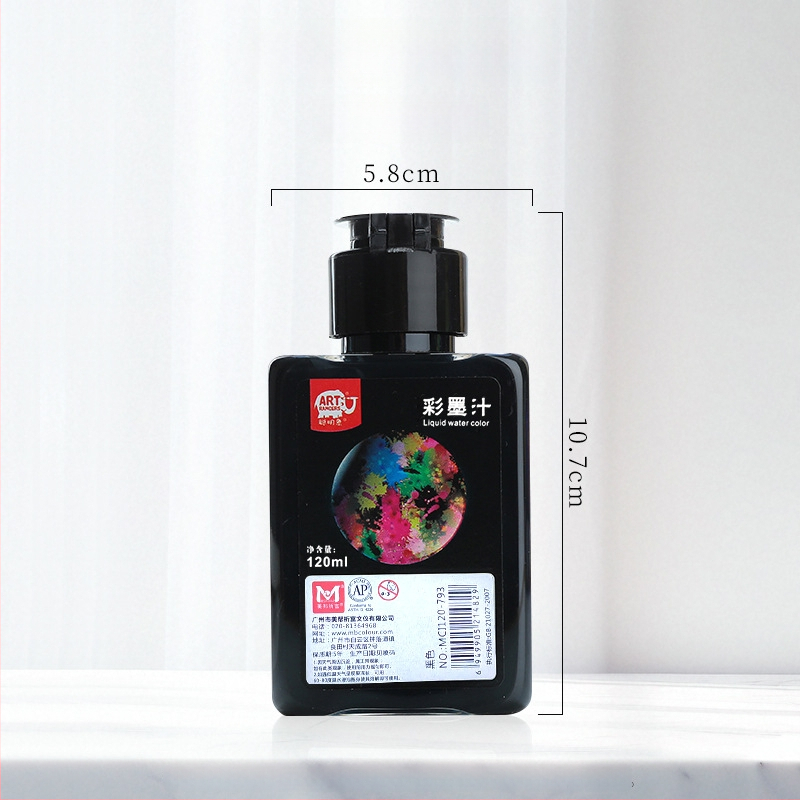 Meibang spalvota tintas Kinijos tapybai ir kaligrafijai, fluorescencinė tintė, kodas 388