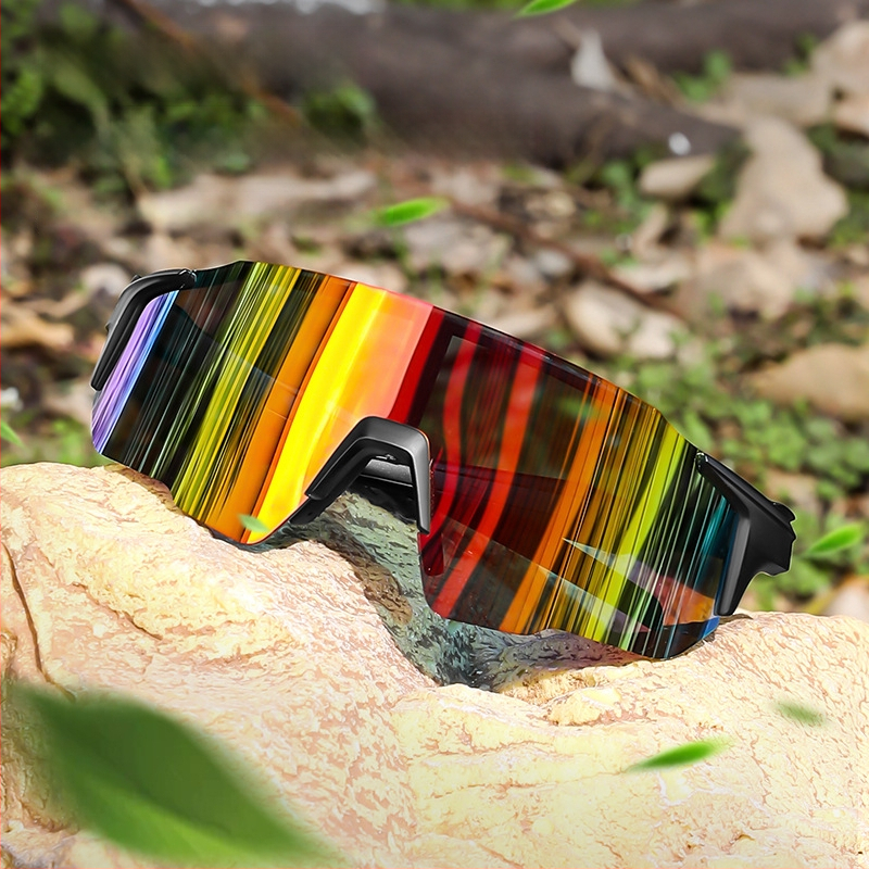 Dviračių ir lauko sporto akiniai — vėjo ir smėlio atsparūs, UV apsauga, PC medžiaga, modelis ZM99017