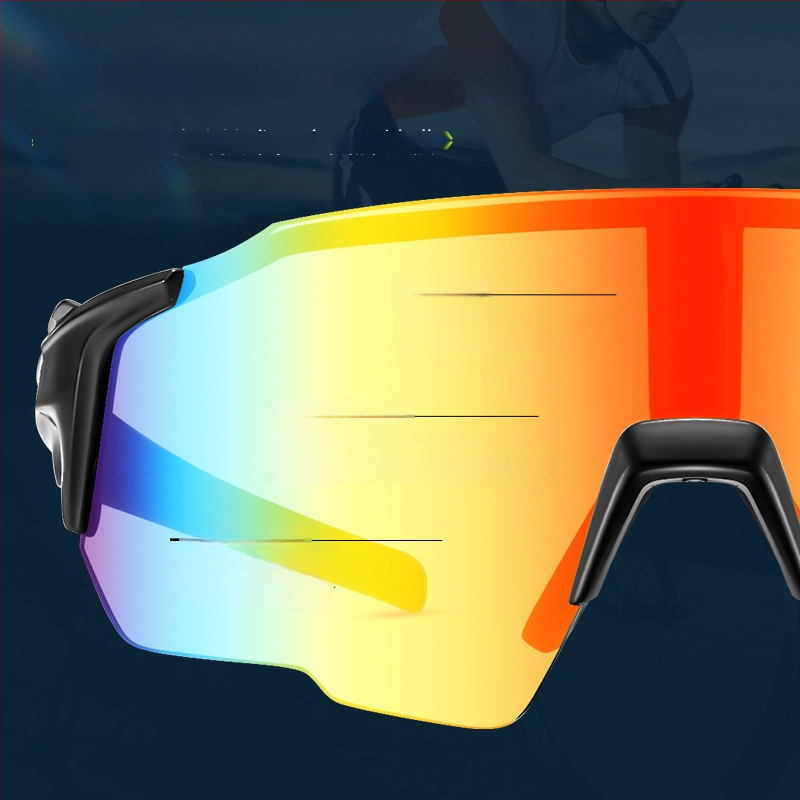 Dviračių ir lauko sporto akiniai — vėjo ir smėlio atsparūs, UV apsauga, PC medžiaga, modelis ZM99017