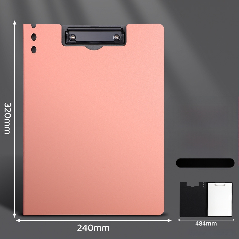 Stora lenta su dvigubu tvirtu klipu, PVC medžiaga, dokumentų laikymui ir rašymui, talpina iki 70 lapų