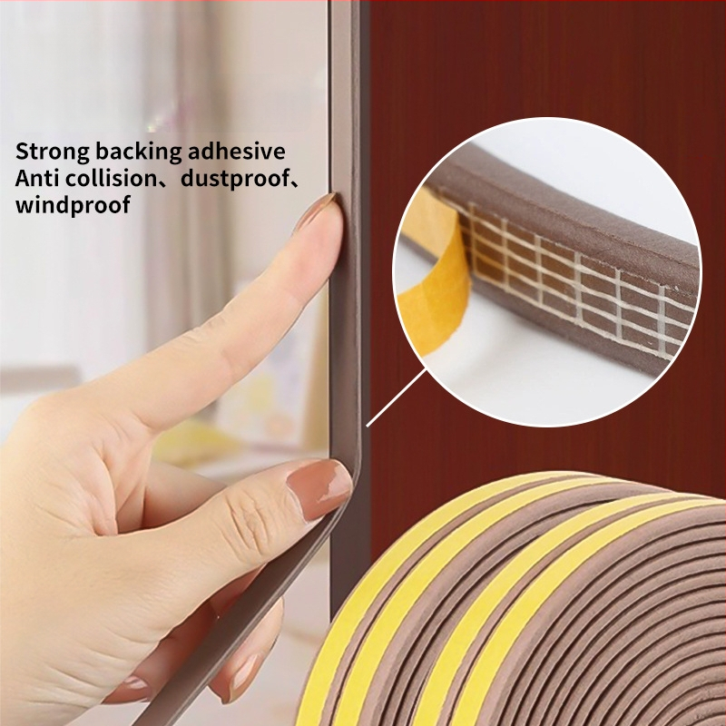 EPDM sandarinimo juosta durims ir langams - D tipo, lipni, atspari dėvėjimuisi, garso izoliacija