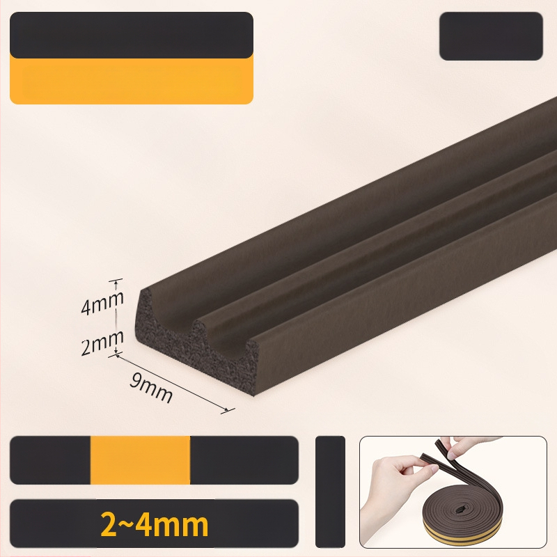 EPDM sandarinimo juosta durims ir langams - D tipo, lipni, atspari dėvėjimuisi, garso izoliacija