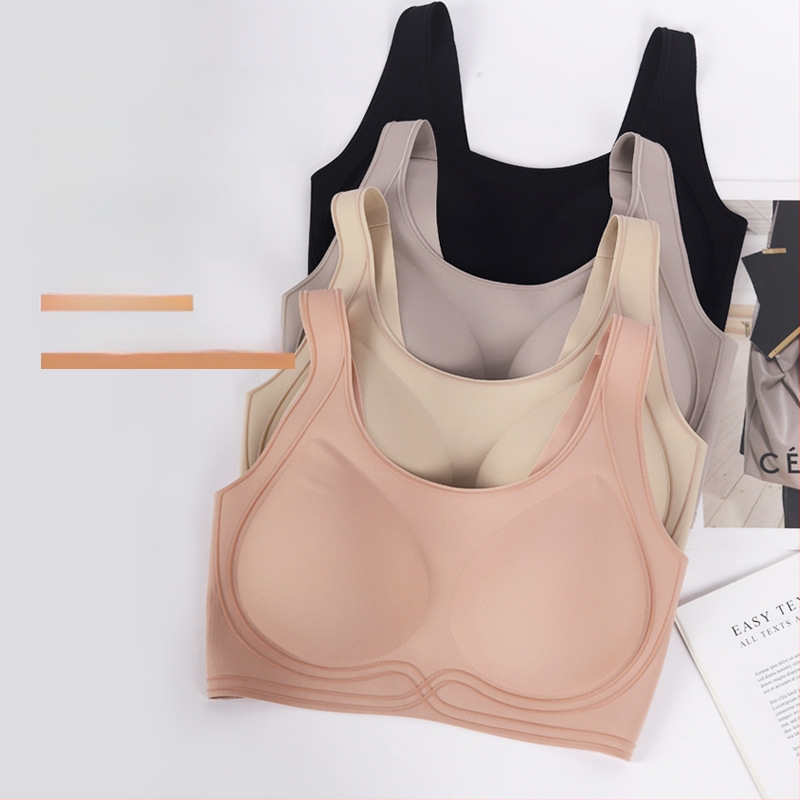 Flokotuotos spaudinius antibakterinė liemenėlė su fiksuotais puodeliais, be žymių ant odos, plačios peties juostos, push-up, kvėpuojantis nailonas